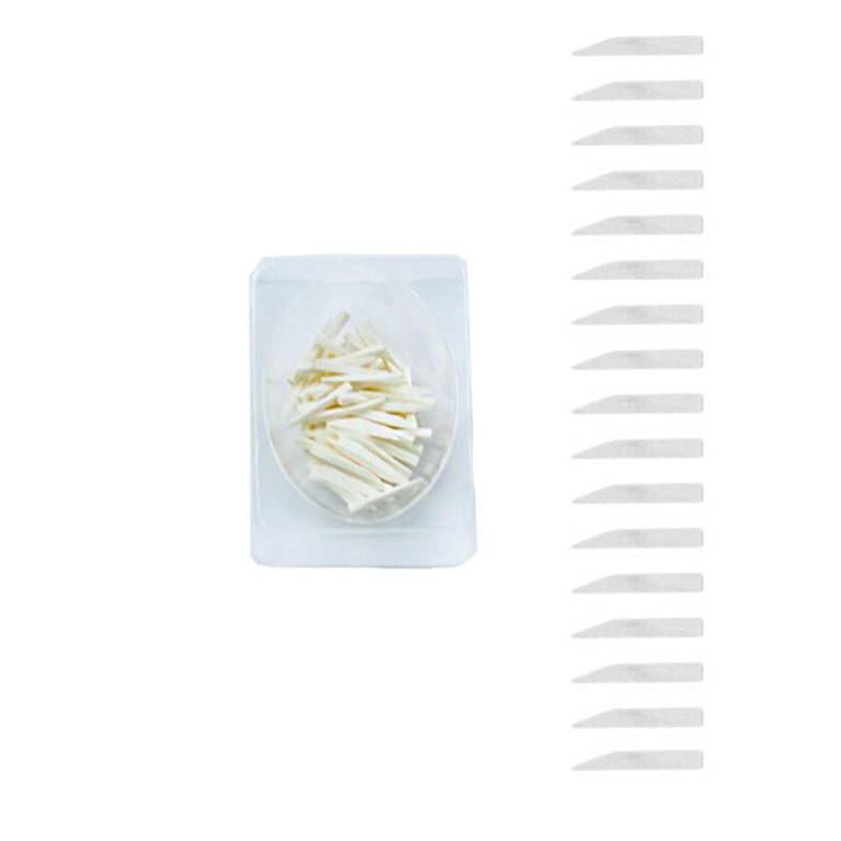 VastMed Dental Wedges Wood White Medium 100/Bx. The interproximal wedges are easy to insert