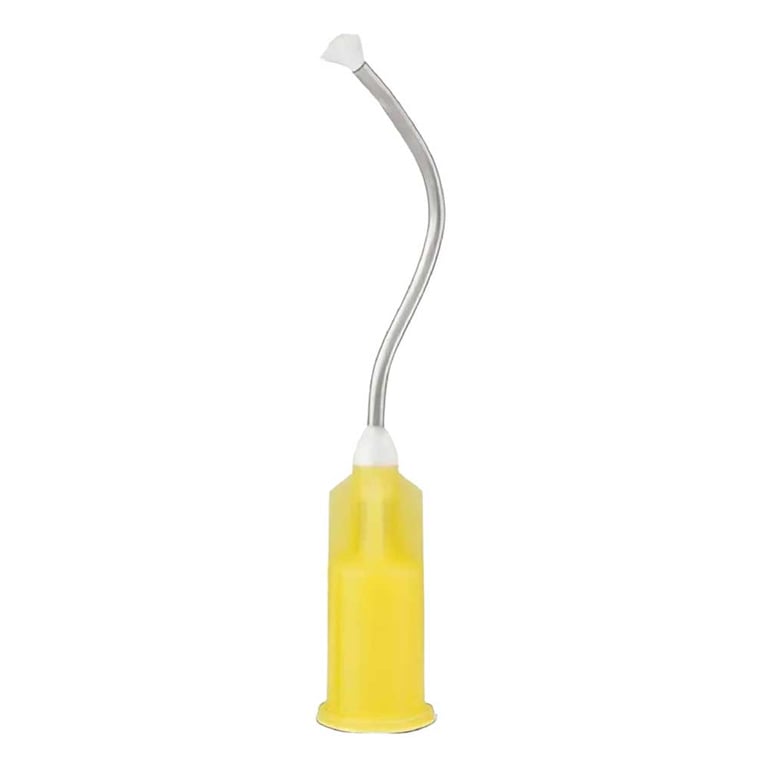 VastMed Pre-Bent Needle Dispensing Tip, 19g, Padded Brush End, 100/Pk