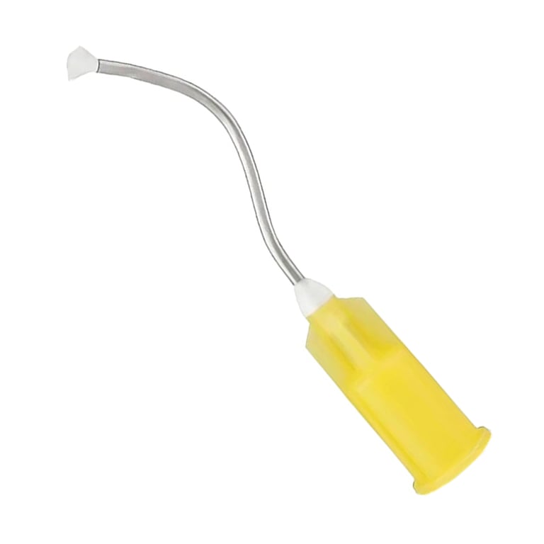VastMed Pre-Bent Needle Tip, 19ga, Yellow, 50/Pk. Premium stainless steel tips, and reliable PP