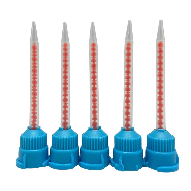 VastMed 76mm 10:1 Blue/Orange Mixing Tip, 50/Pk