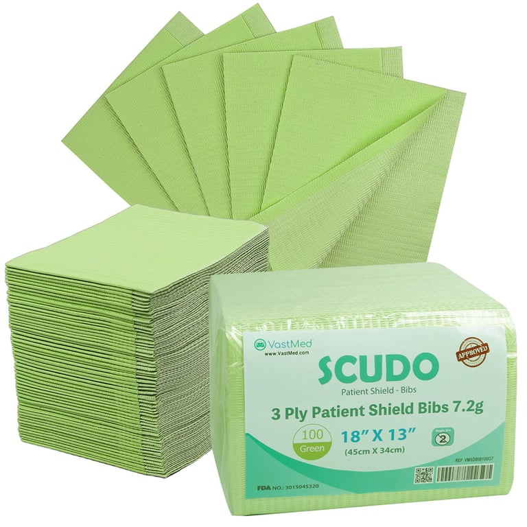 VastMed Scudo 13" x 18" 7.2g Disposable Waterproo