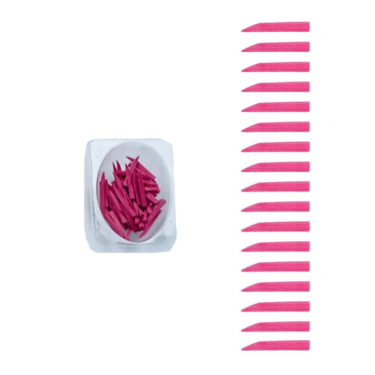 VastMed Dental Wedges Wood, Pink, Large, 1600/Cs. The interproximal wedges are easy to insert