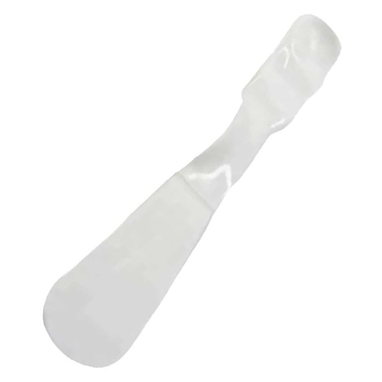 VastMed Straight Handle Plastic Mixing Spatula, Autoclavable, White, 1/Pk