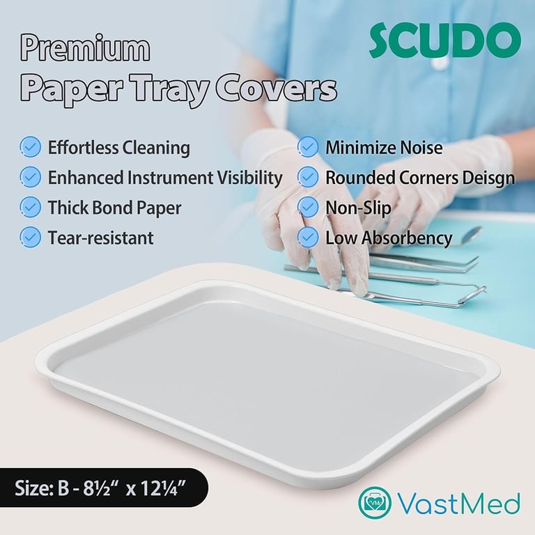 VastMed 8.5" x 12.25" Ritter "B" Disposable Paper