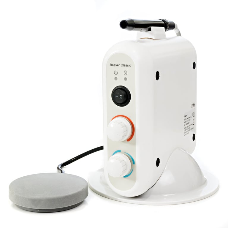 Lil Beaver Classic Ultrasonic Scaler, White. This scaler accepts 25k or 30k magnetostrictive tips