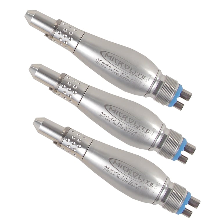 MicroLite Hygiene Handpiece 3/Pk. Supermini prophy handpiece with variable speed 5000 rpm air