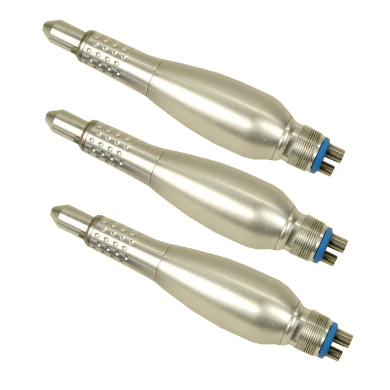 MicroLite XL Hygiene Handpiece 3/Pk. Long neck, mini prophy handpiece with variable speed 5000 rpm