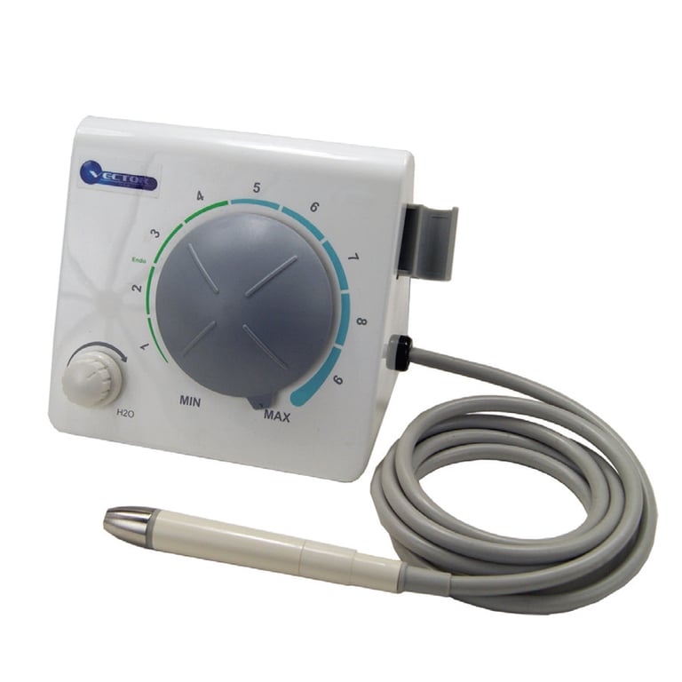 Vector Piezo Tech Power Plus Scaler with LED - Satelec Compatible. Desktop scaling unit includes