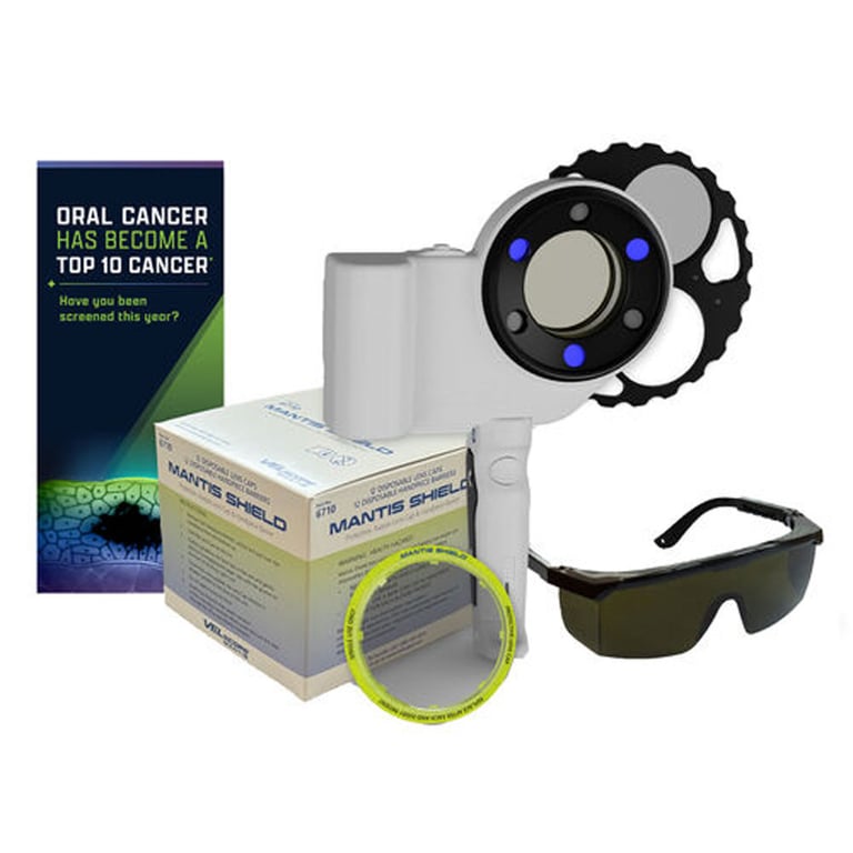 VELscope Mantis Multi-Mode Handheld Oral Cancer Screening Kit. Includes: 1 x screening device, 1 x