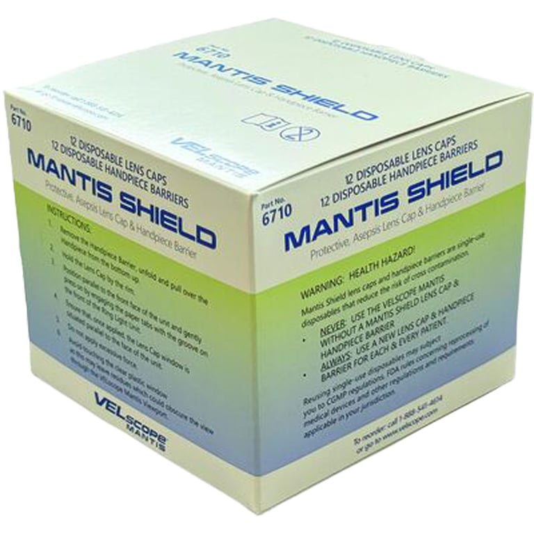 VELscope Mantis Shield Disposable Lens Caps & Hand Piece Barriers, 24 Pcs/Box, Case of 8