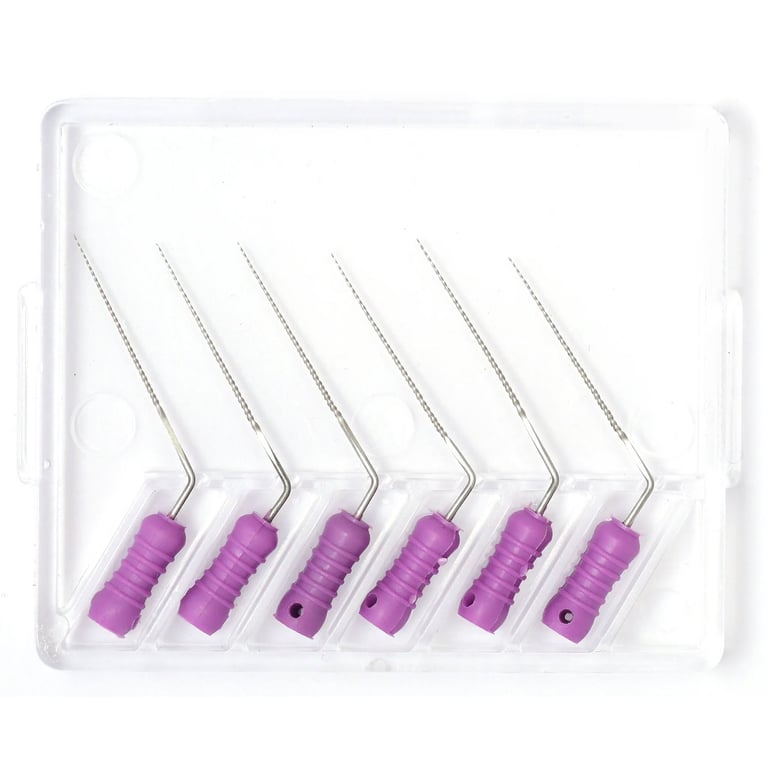 MicroFile 10 KType Angled Endodontic File, Use with EndoHandle, 6/Pk