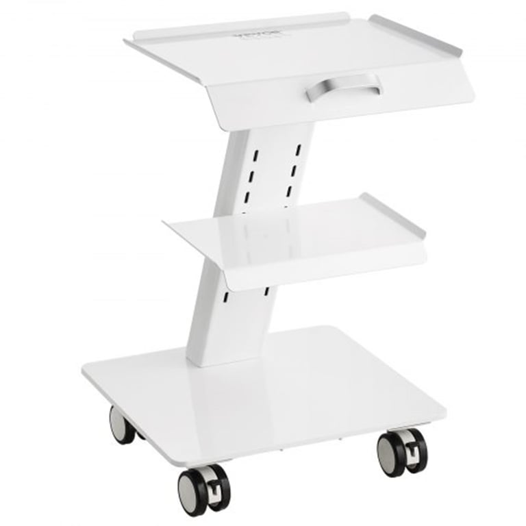 Vevor Stainless Steel Rolling Lab Cart, 3-Tier, 1/Pk. Durable, rust-resistant construction