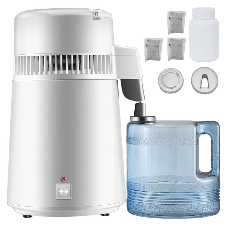 Vevor 4L Steam Pure Water Distiller, Single Distiller. Stainless steel internal for autoclaves