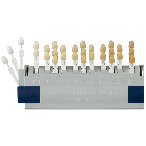 VITA Toothguide 3D-Master with Bleached Shade Guide. Allows the determination of natural tooth