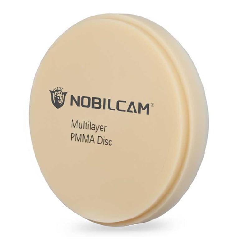 NOBILCAM Multilayer PMMA Milling Disc, Shade C2, 