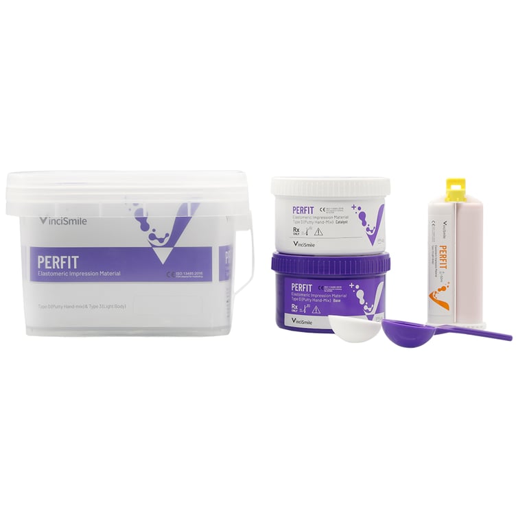 PERFIT Light Body VPS Impression Material, Normal Set, Standard Kit. Includes: 400g putty base