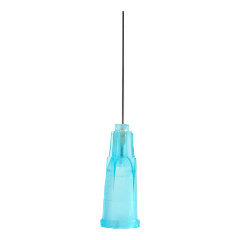 Appli-Vac 3/4" Bendable Applicator Tips, 25 ga, Blue, 100/Pk