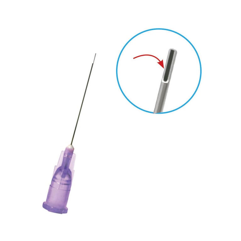 Appli-Vac 1" Irrigating Tips, 30 ga, Purple, 100/Pk