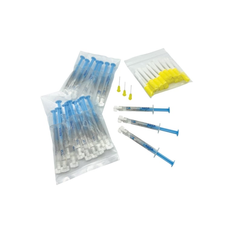 Vista Apex EDTA 17% Aqueous Chelating Agent, 20 x 0.6mL Unit Doses & 20 x 27 Ga Appli-Vac Side