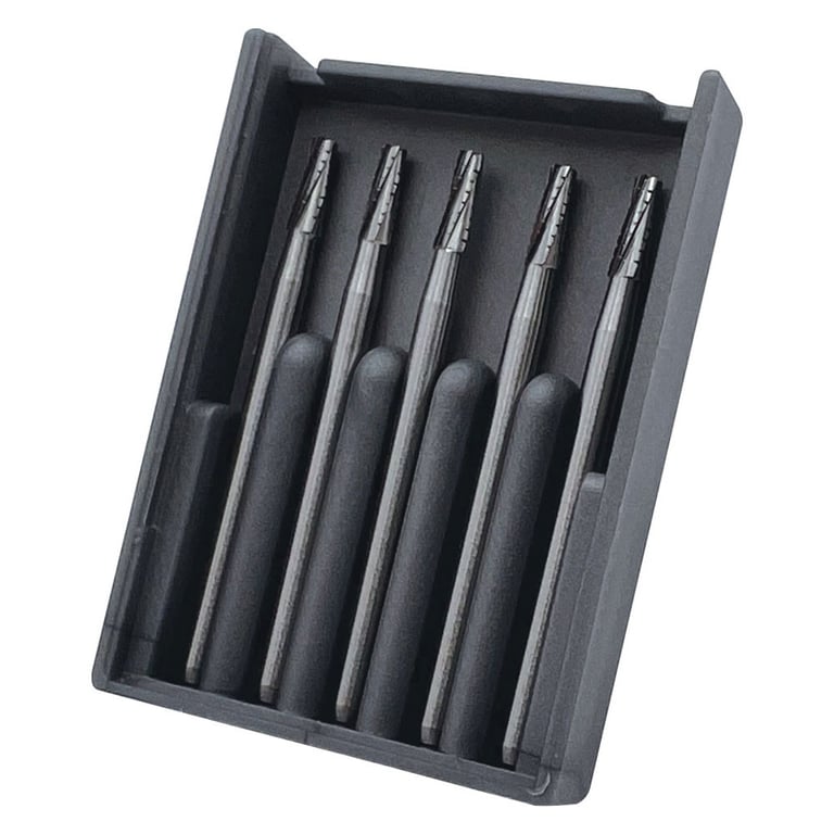Impact Air 45 FG #702 SL (Surgical Length) Taper Fissure Crosscut Carbide Bur, 5/Pk