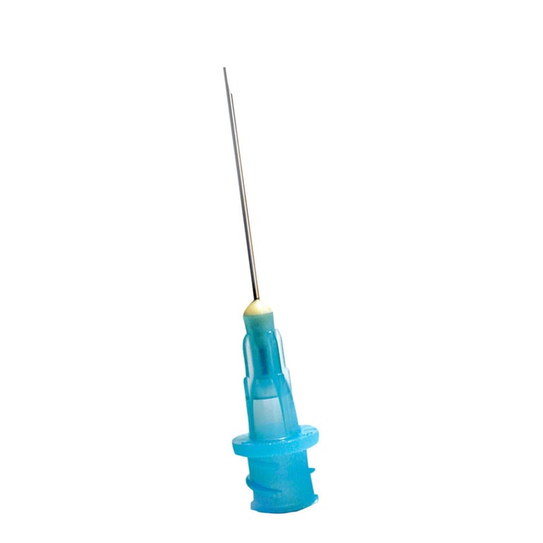 Appli-Vac Secure-Lock 1″ Irrigating Tips, 23 ga, Blue, 80/Pk