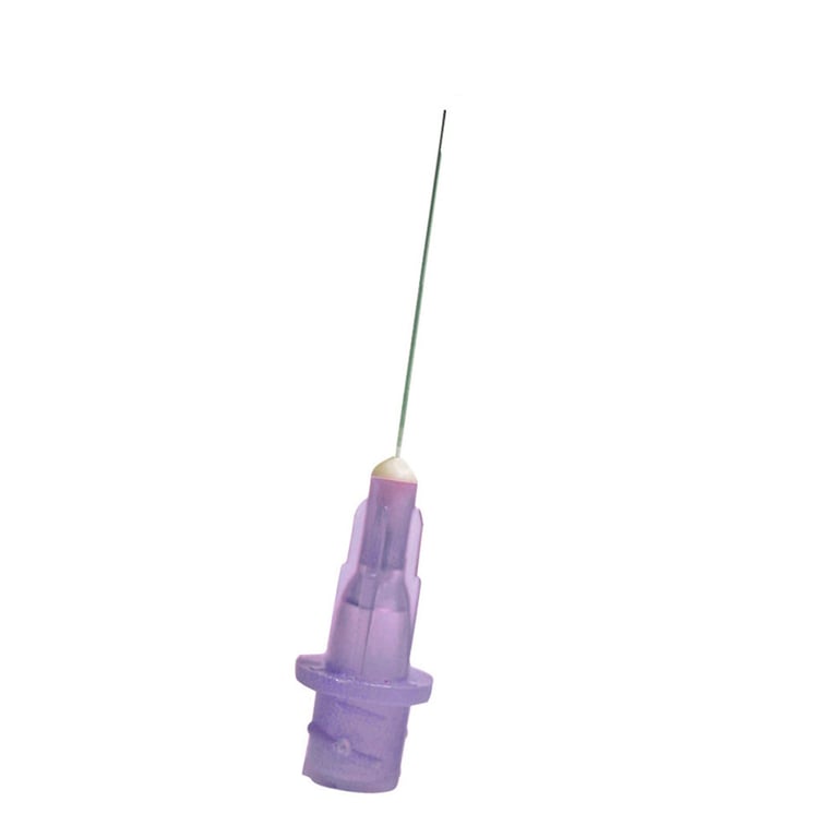 Appli-Vac Secure-Lock 1" Irrigating Tips, 30 ga, Purple, 80/Pk