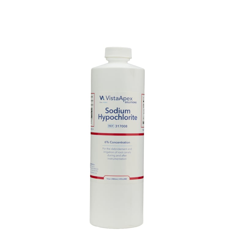 Vista Apex Sodium Hypochlorite 6% Solution, 16 Oz. (480 mL) Bottle