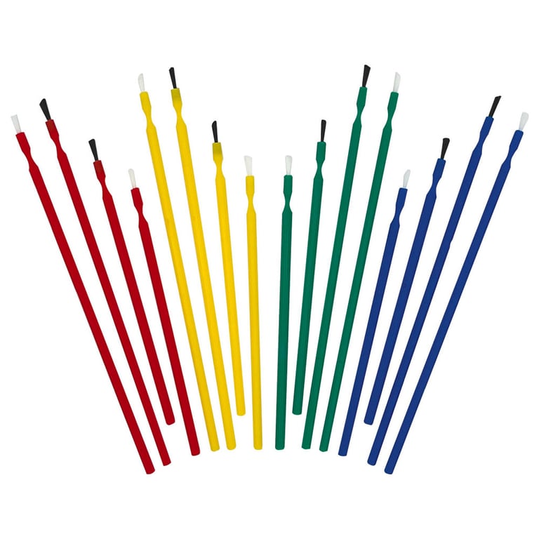 Vista Apex Bendable Applicator Brushes Combo Pack, Assorted, 144/Pk