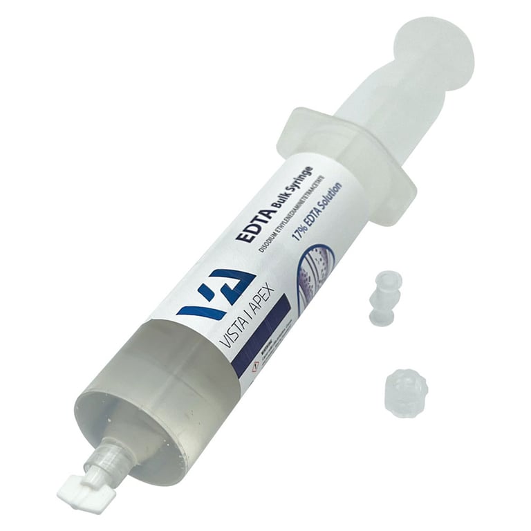 Vista Apex EDTA 17% Solution, Prefilled 30mL Bulk Syringe with Docking Port, 1/Pk