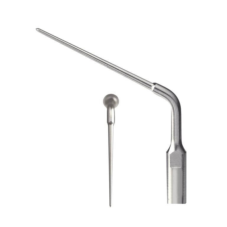 Vista Apex Piezo Endo Scaler Tip, GE40, Acteon-Style, Stainless Steel, 1/Pk. 40mm tip to bend