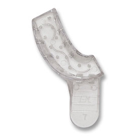Vista Apex #7 Upper Right/Lower Left - Perforated, Clear Plastic Impression Trays, Package of 12