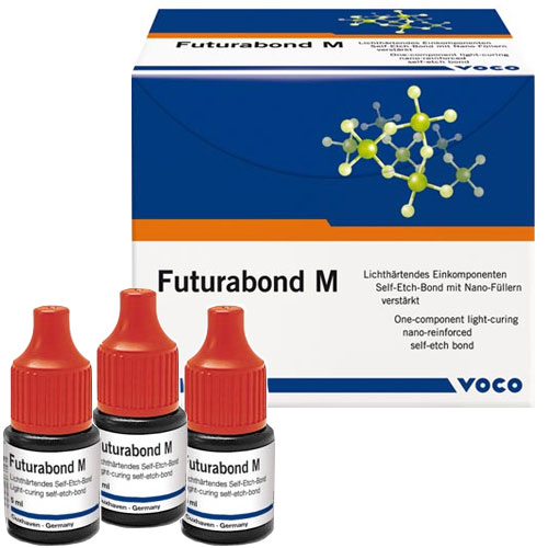 Futurabond M Bond, 3 x 5 mL Bottles. One-Componen