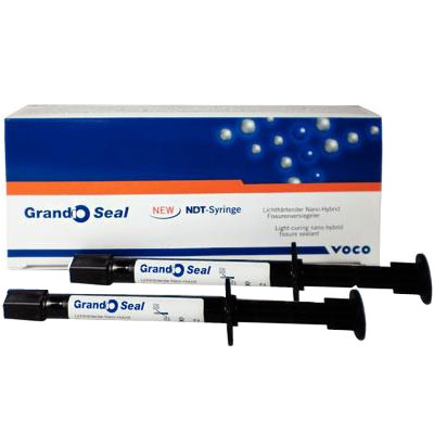 Grandio Seal Pit and Fissure Sealant Refill: 2 x 2 g Syringes. Light Cure. Use of nano-fillers