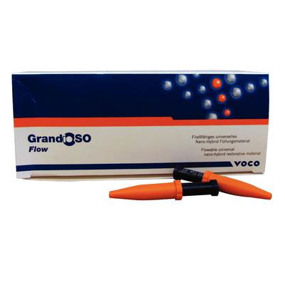 GrandioSO Flow Shade A3 Caps Refill, Flowable 81% Filled Nano-Hybrid Composite, Light-Cure. Box