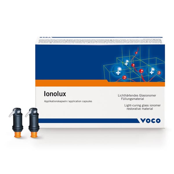 Ionolux Glass Ionomer Restorative Material - A3 Application Capsules, 20/Pk. Light-curing