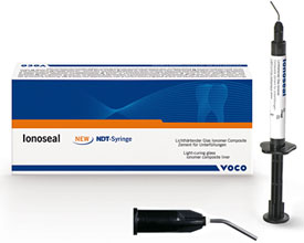 Ionoseal Glass Ionomer Composite Liner, 25 ml 3/Pk. Light-curing, Ready to use one-component