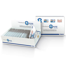 Profluorid Varnish .40 mL Assorted 48/Bx. Easy and tasteful 5% Sodium Fluoride Varnish. White