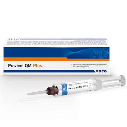 Provicol QM Plus Non-Eugenol Temporary Cement - 5 mL QuickMix Syringe. Strong retention. Temporary