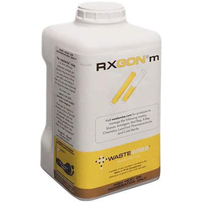 RxGONm Dental Carpule Disposal with Pre-paid UPS label. 3 Liter, Holds 400 carpules