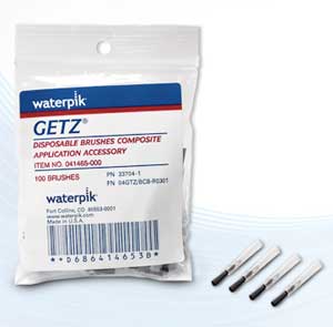Getz Disposable Brushes for mixing and application of restorative materials, Package of 100 brushes
