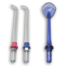 Waterpik Tongue Cleaner Tip Set (TJR-3). Includes 1 tongue cleaner tip and 2 jet tips for oral