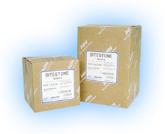 Bitestone White Type 3 Fast Set stone, 33 Lb/Box. Working Time: 10 - 60 seconds, Setting Time: 1