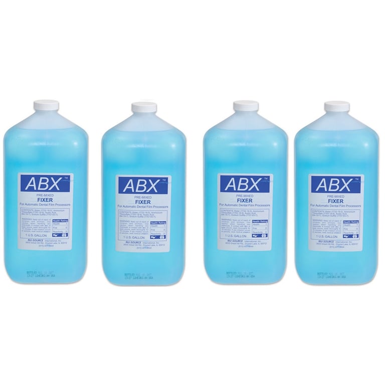 ABX X-Ray Fixer, Case of 4 Gallons