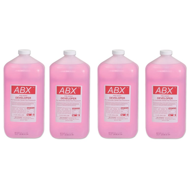 ABX X-Ray Developer, Case of 4 Gallons