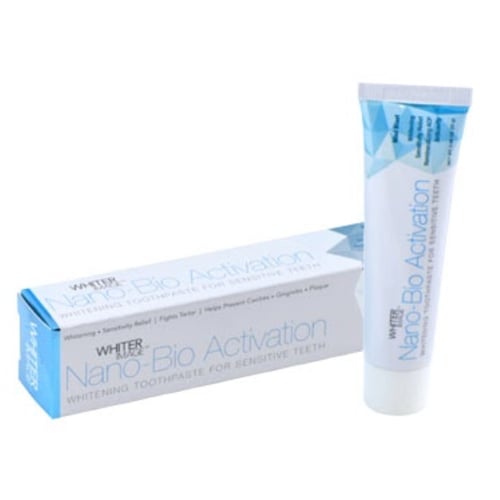 Whiter Image Nano-Bio Activation Whitening Toothpaste for Sensitivity, 1x 25g. Mint Blast flavor