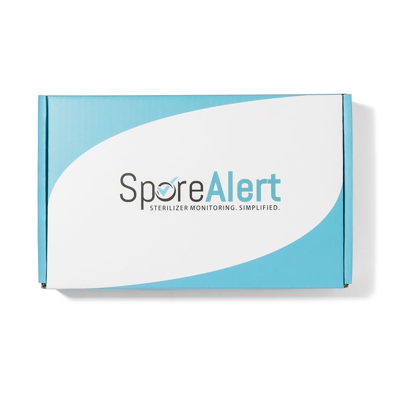 SporeAlert Weekly Mail-In Sterilizer Monitoring Spore Testing Service, 52 Tests/Box. Fast