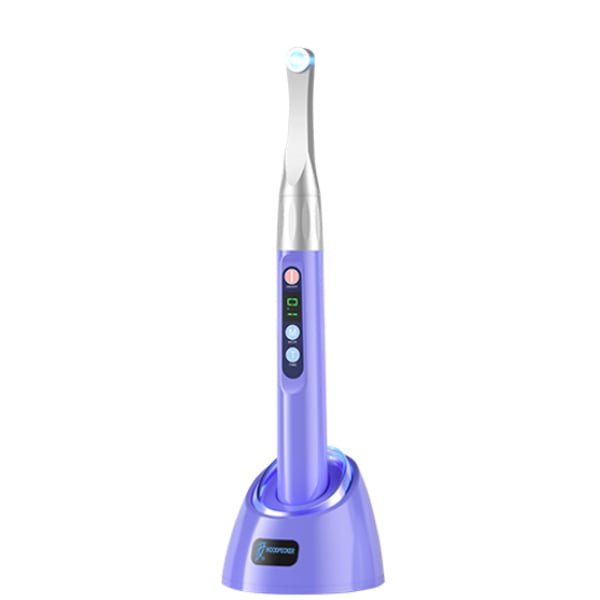iLED Plus Woodpecker Wide Spectrum Curing Light. Color: PURPLE. Two mode options, upgraded light