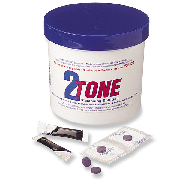 2-Tone Disclosing Tablets, Package of 250