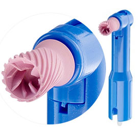 Classic Elite Extend Flex Disposable Prophy Angle with Extra Soft Pink Latex Free Cup (139012)