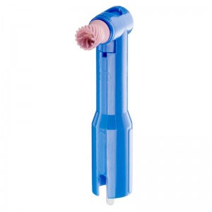 Classic Elite Flex Disposable Prophy Angle with Soft Pink Cup with Spiral Ridges 1200/Pk. Latex